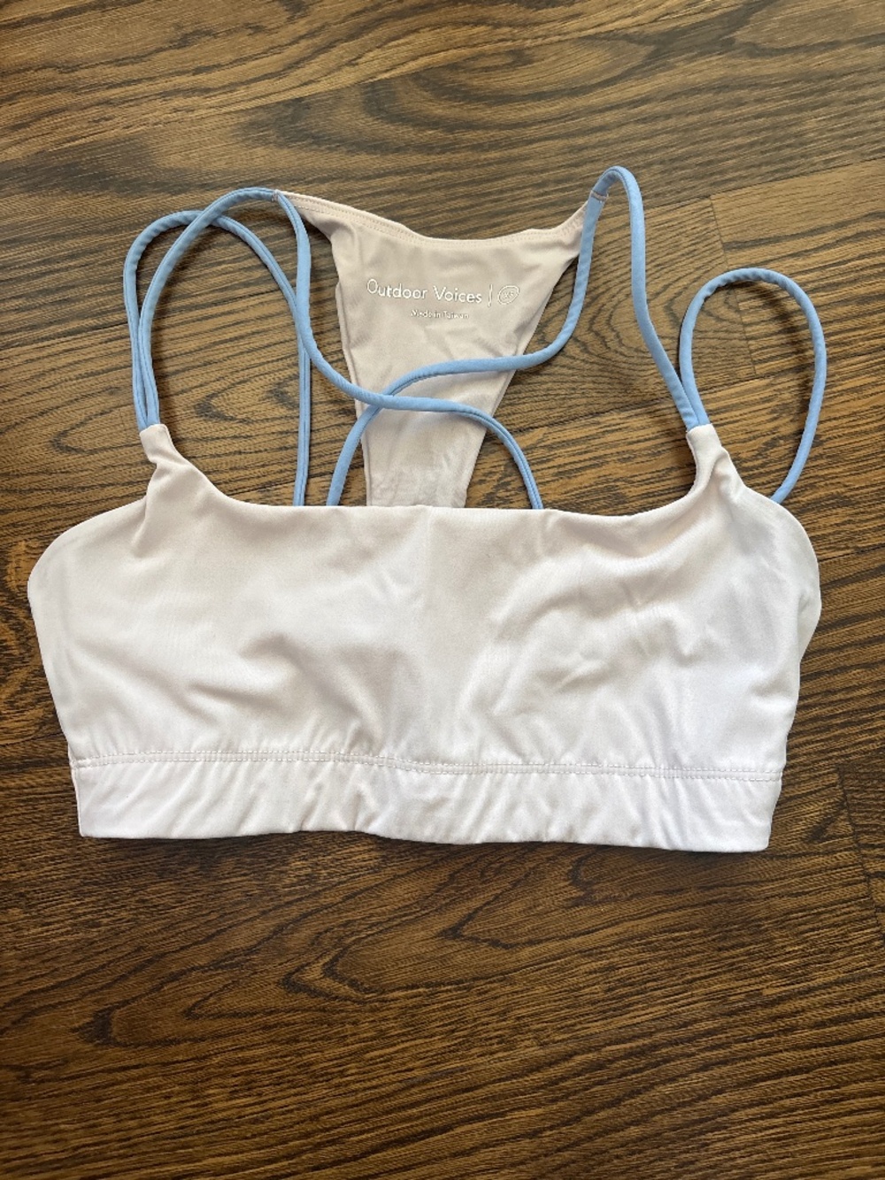 Outdoor Voices XS superform strappy sports bra active top